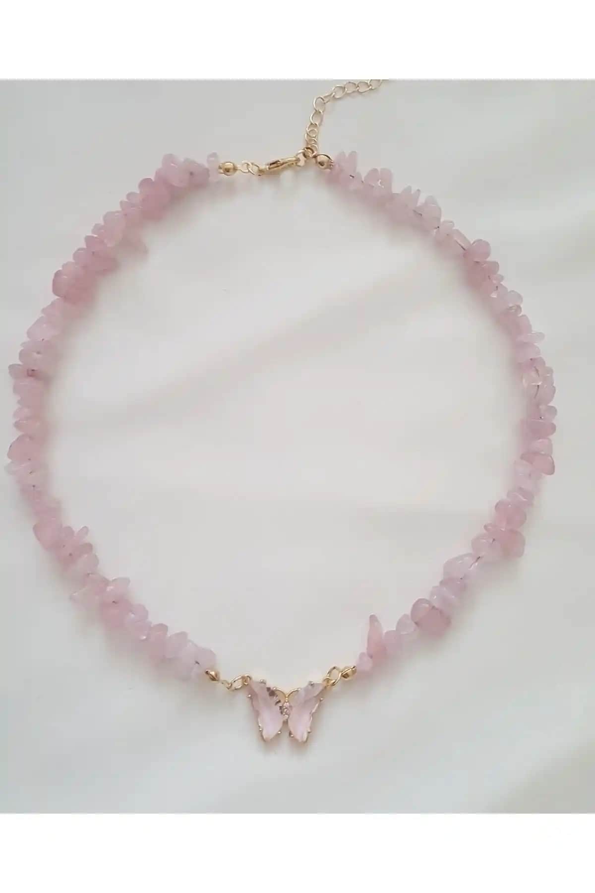 Genel Markalar Cam Kelebekli Pembe Kuvars Doğal Kırık Taş Kolye Özellikleri ve Kullanım İpuçları