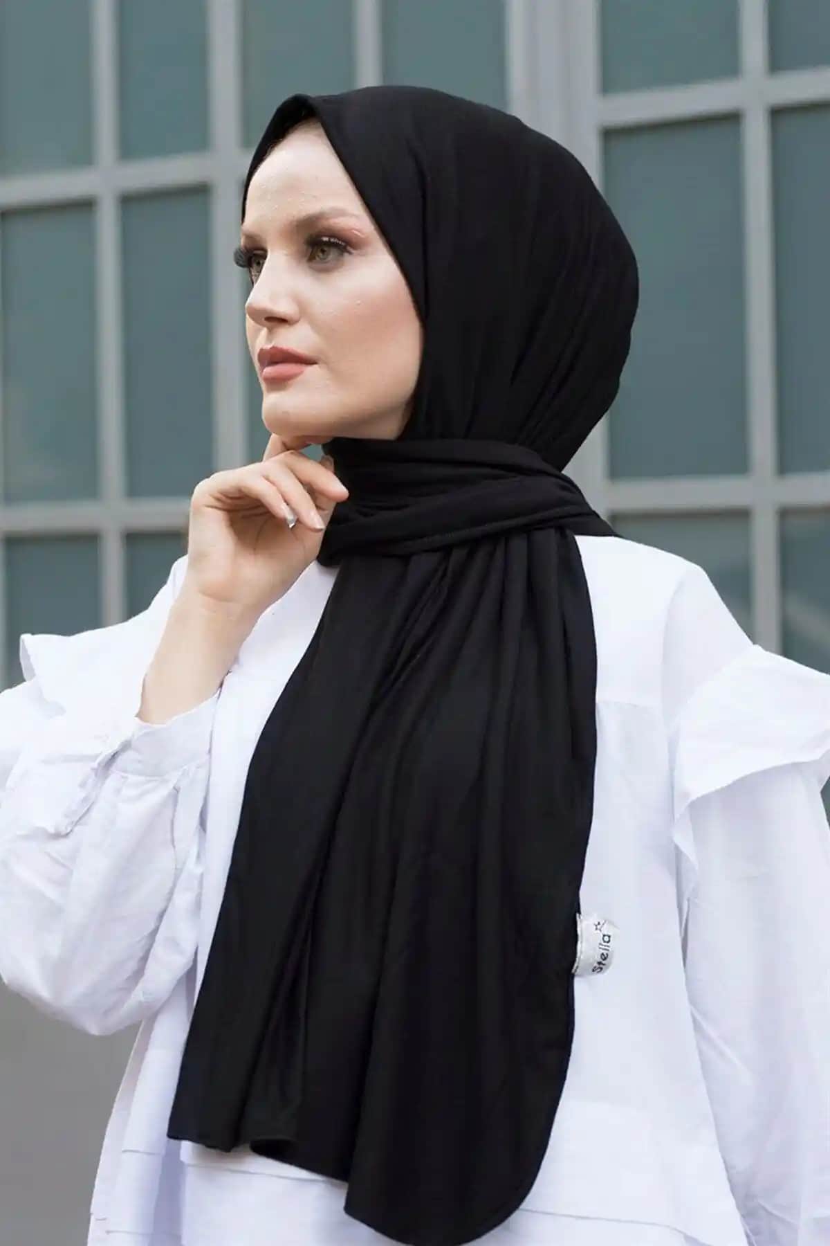 Genel Markalar Dama Desen Pamuklu Jakarlı Şal: Şıklık ve Konforun Buluştuğu Stil Parçası