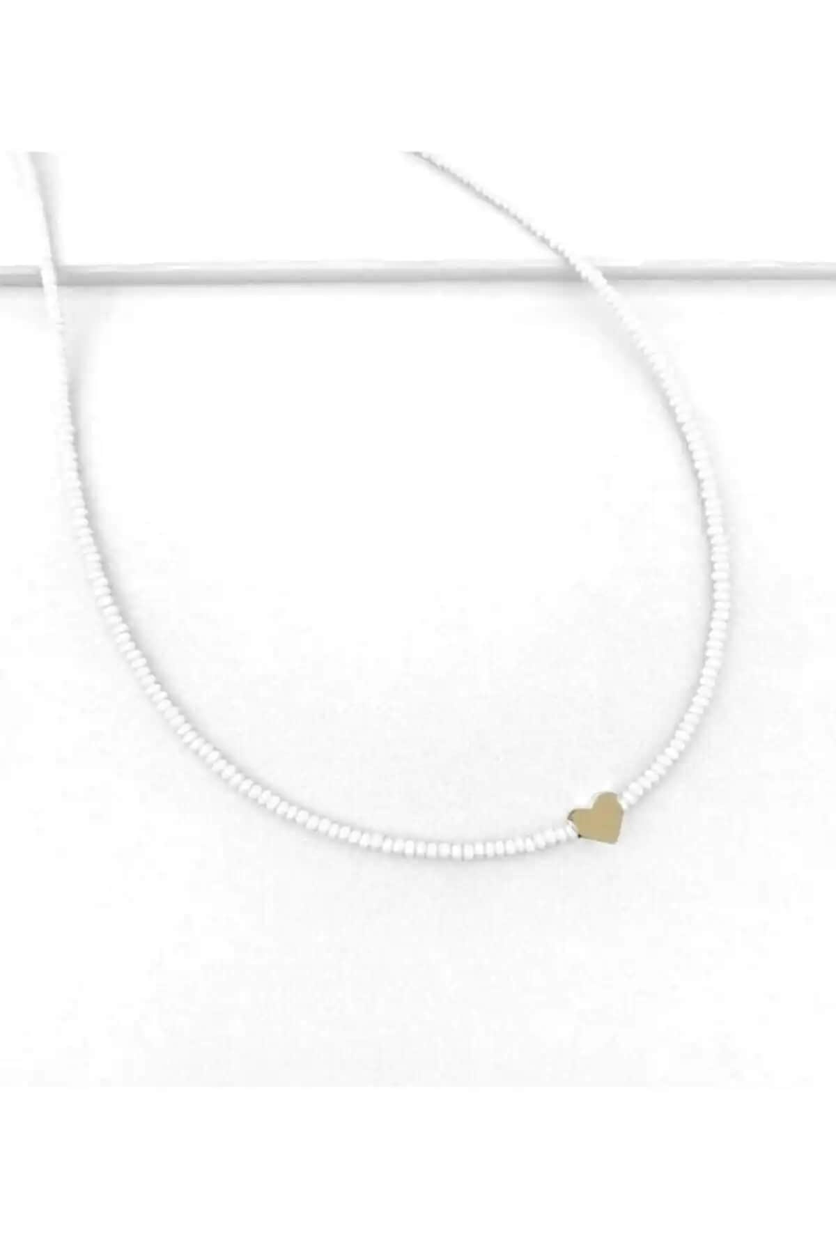 Genel Markalar Kalpli Beyaz Boncuk Kolye: Zarif ve Dayanıklı Takı Seçeneği
