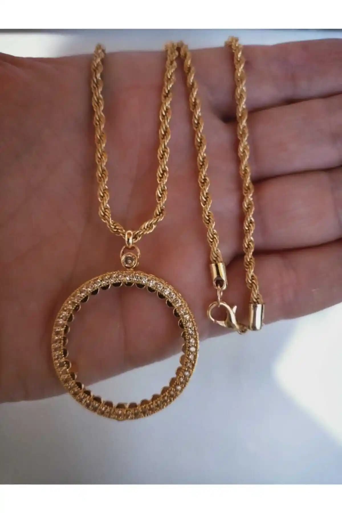 GezerGold Takı: 22 Ayar Altın Kaplama ve Zircon Detaylı Şık Kolye Seçenekleri