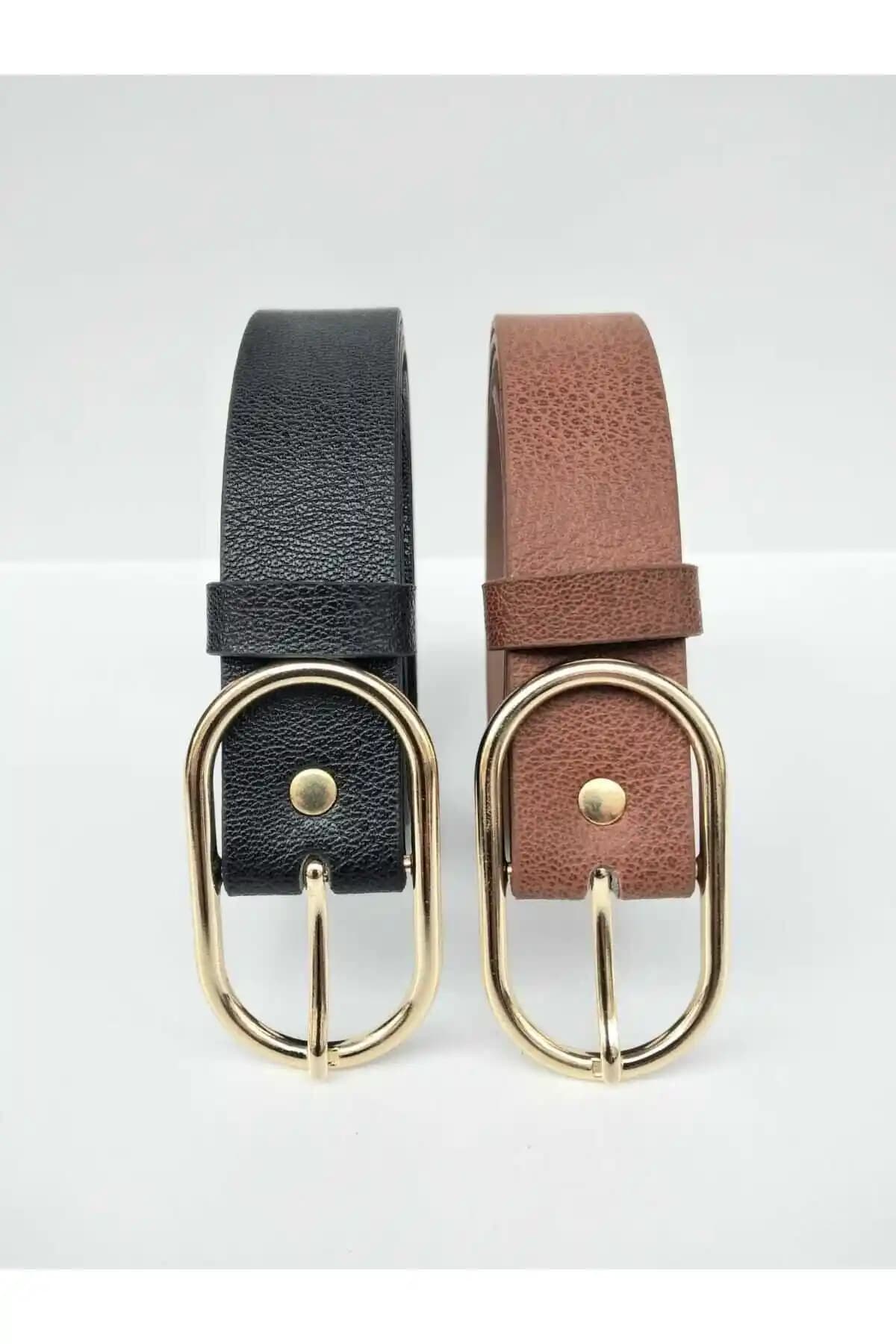 Gradelli Kadın Kemer İkili Seti: Şık ve Dayanıklı Suni Deri Aksesuarlar