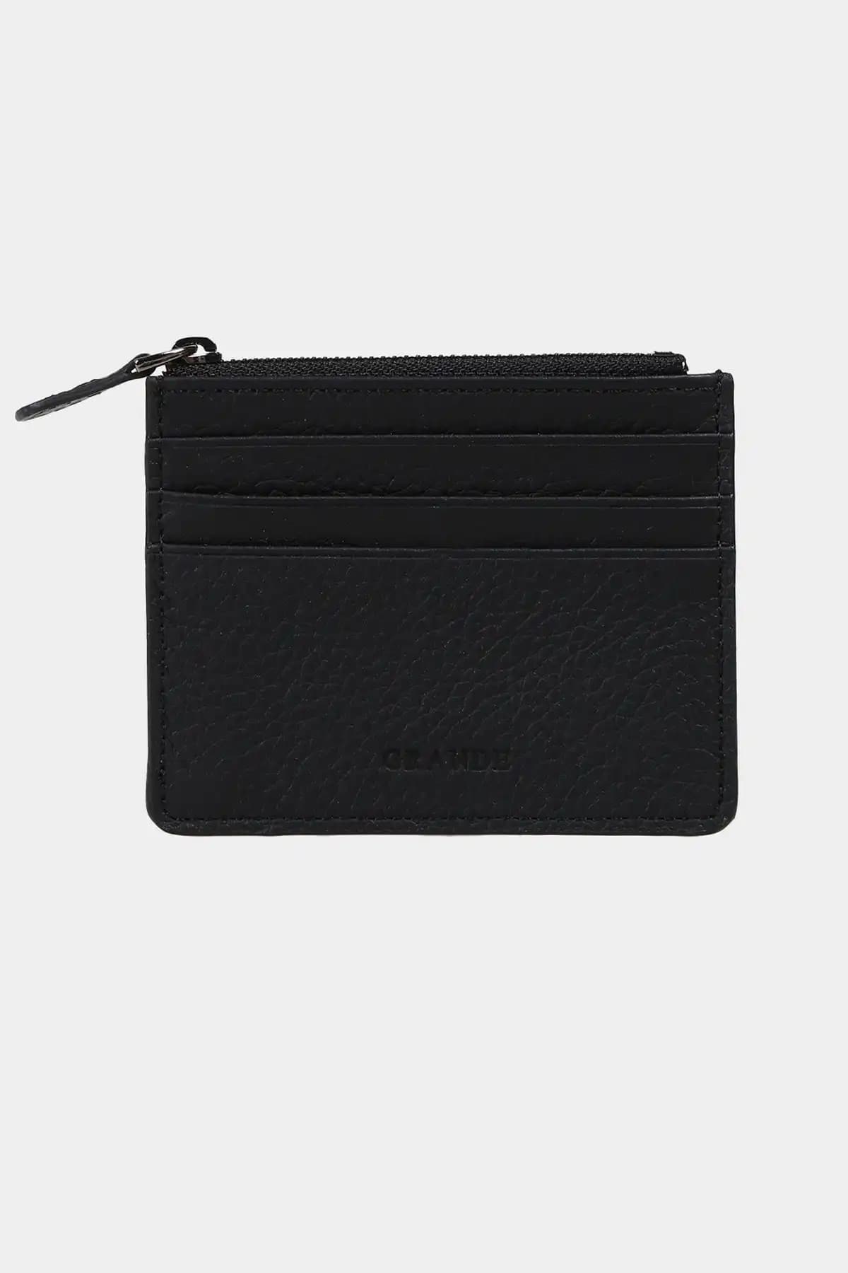 Grande 3603 Hakiki Deri Unisex Fermuarlı Cüzdan Şıklık ve İşlevselliğin Buluşması