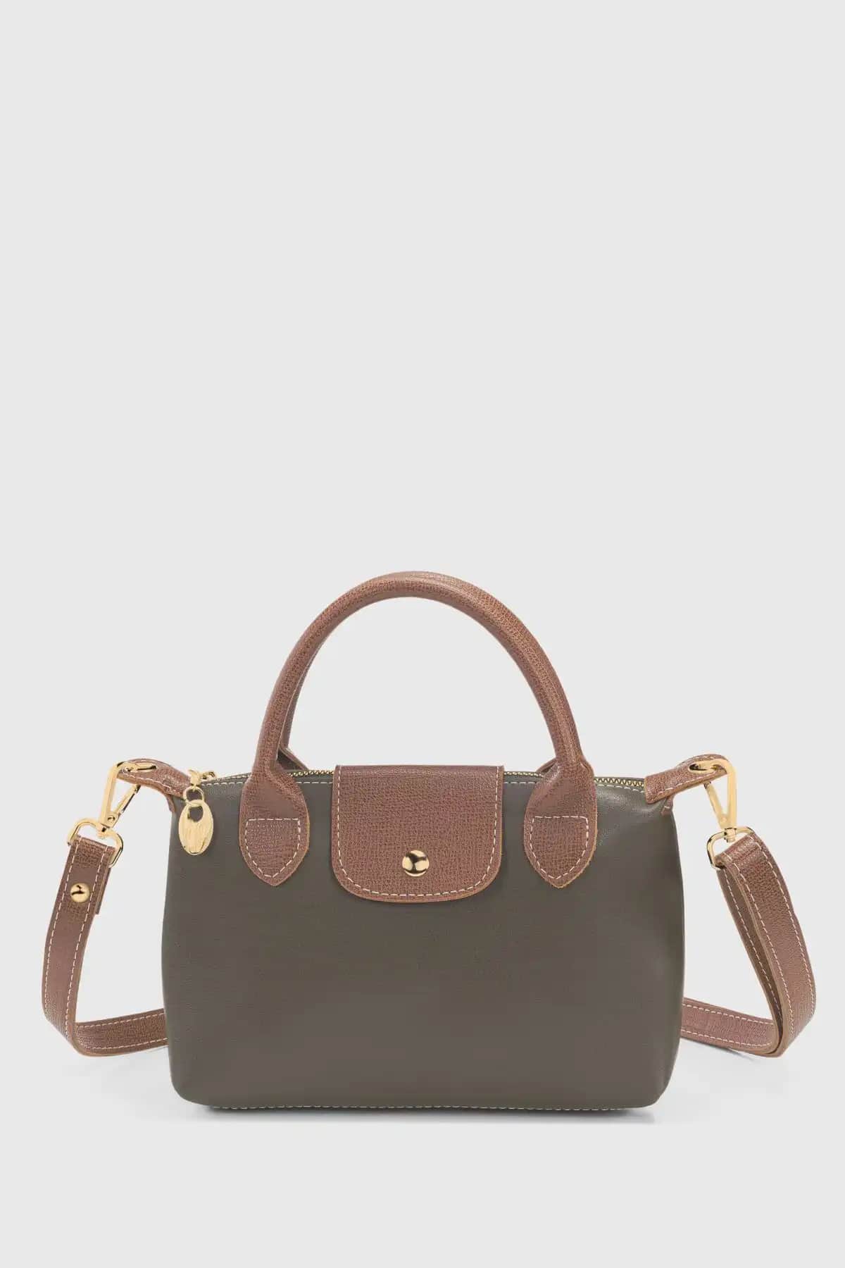 Housebags Haki ve Leopar Desenli Çok Yönlü PU Deri Çantalar Karşılaştırması