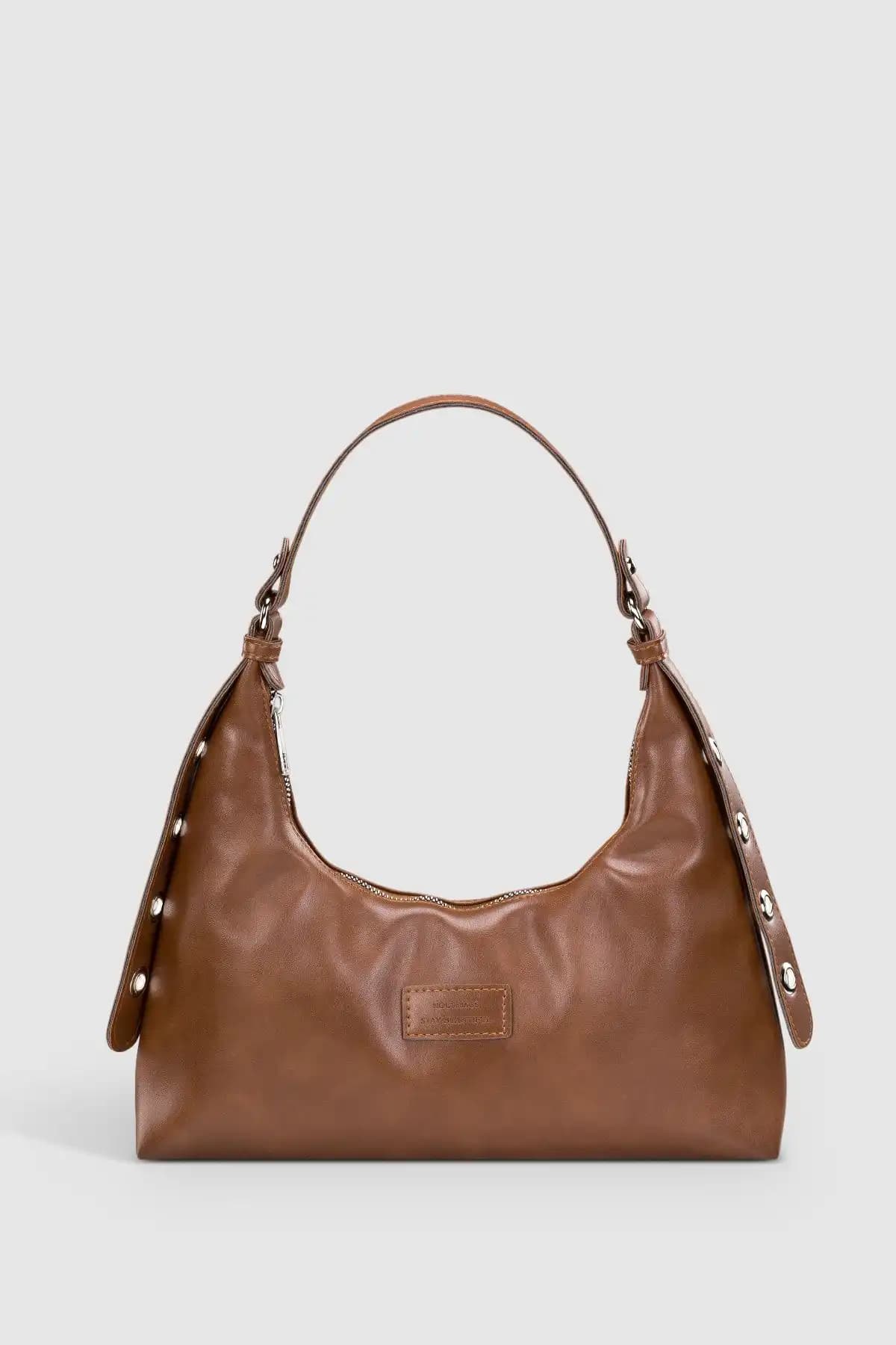 Housebags Kadın Kahverengi Baguette Çanta Karşılaştırması 197 ve 205 Modelleri 2
