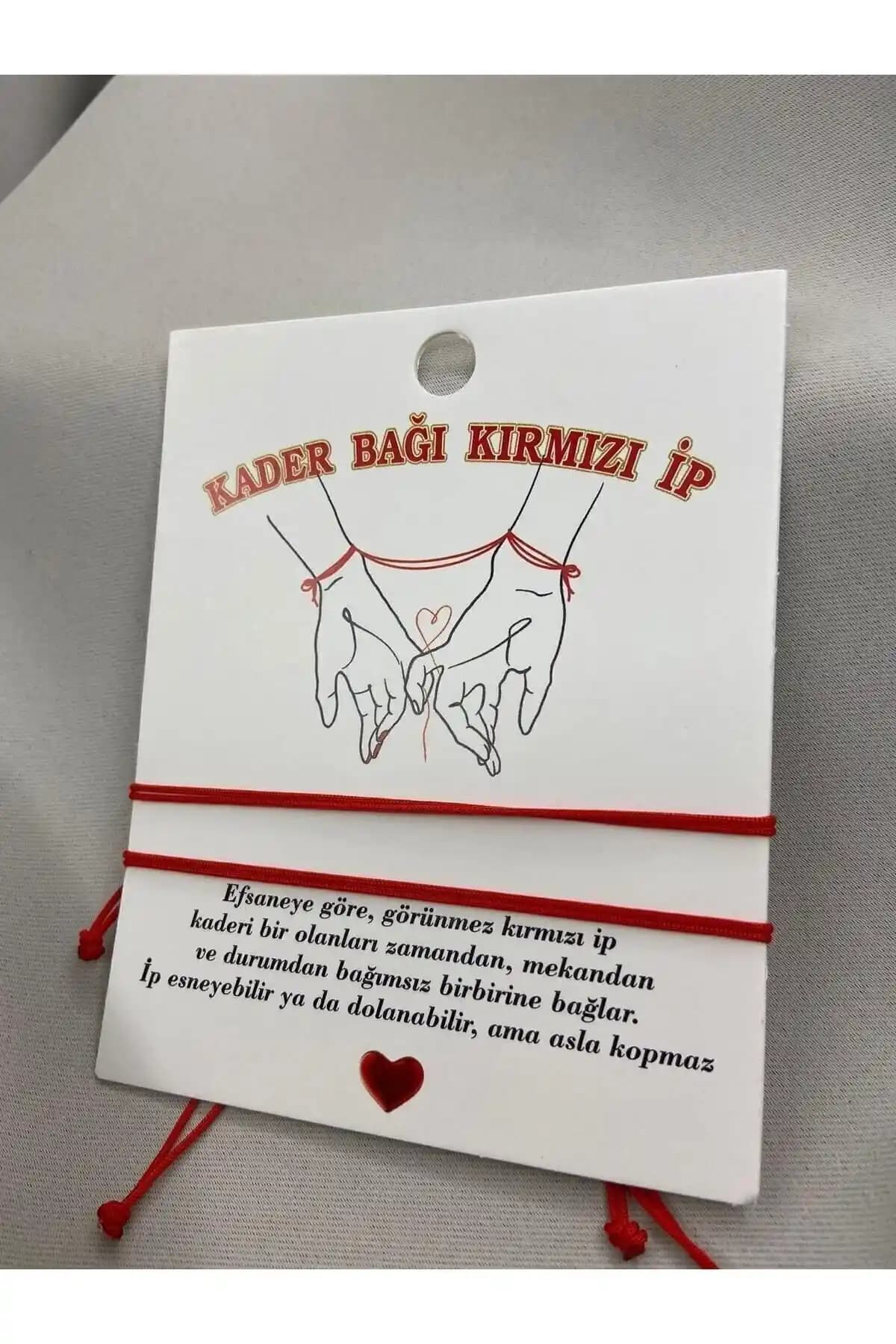 Kaderin Kırmızı İpliği Bileklik Seti Doğal Taşlar ve Zarif Tasarım ile Şıklık Sunar