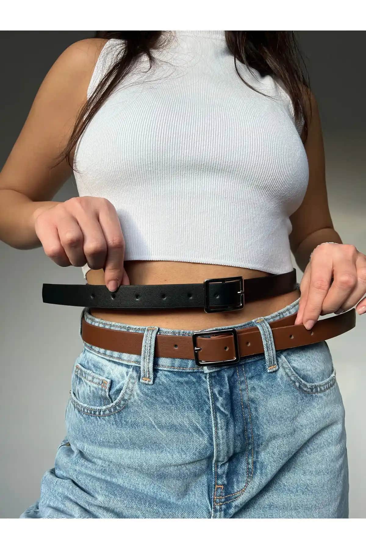 Kadın 2'li Kemer Paketi ve Siyah Renkli Kemerler: Stil ve Kalite Karşılaştırması