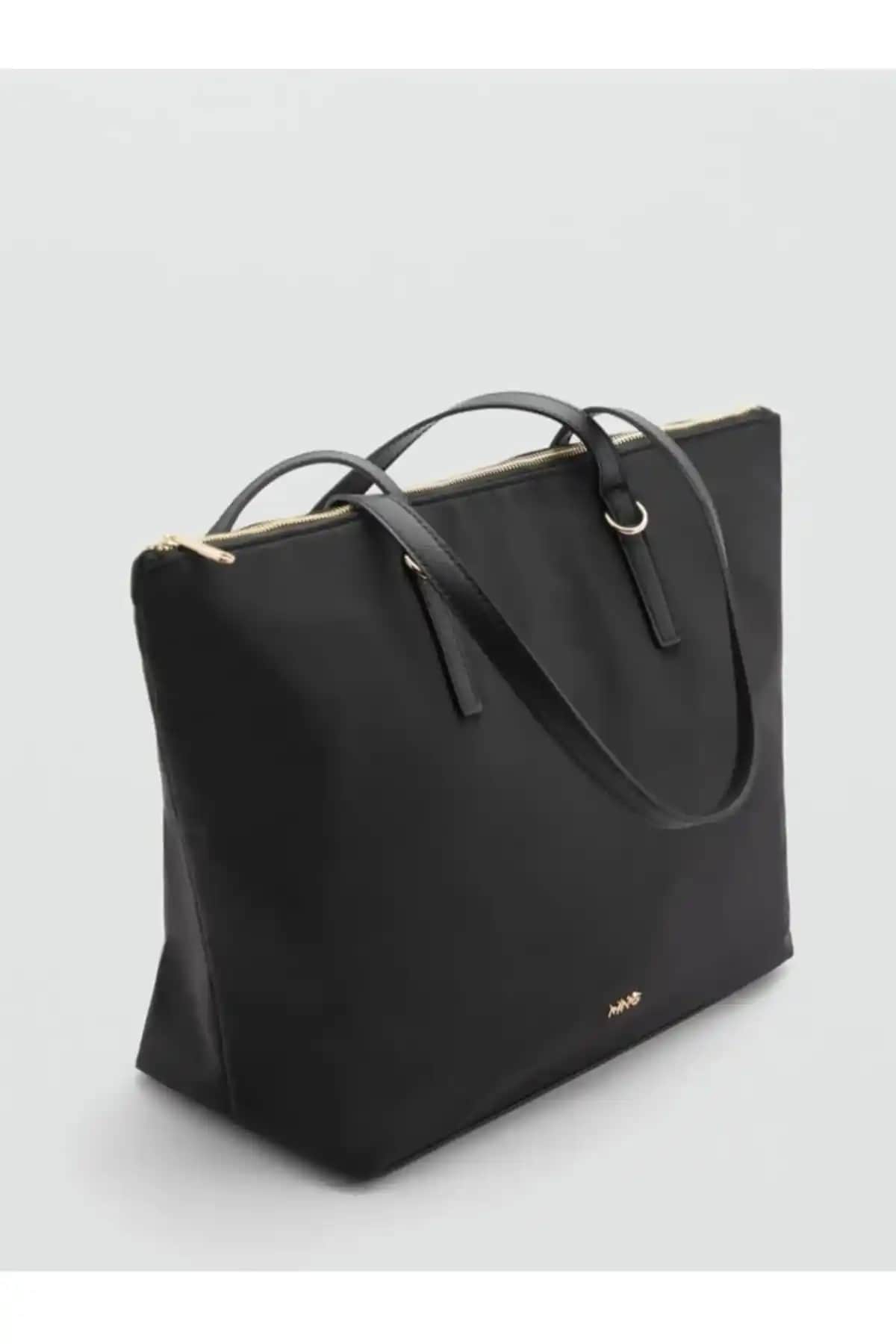 MANGO Naylon Shopper Çanta: Şık ve Dayanıklı Günlük Kullanım İçin Tasarlanmış Çanta