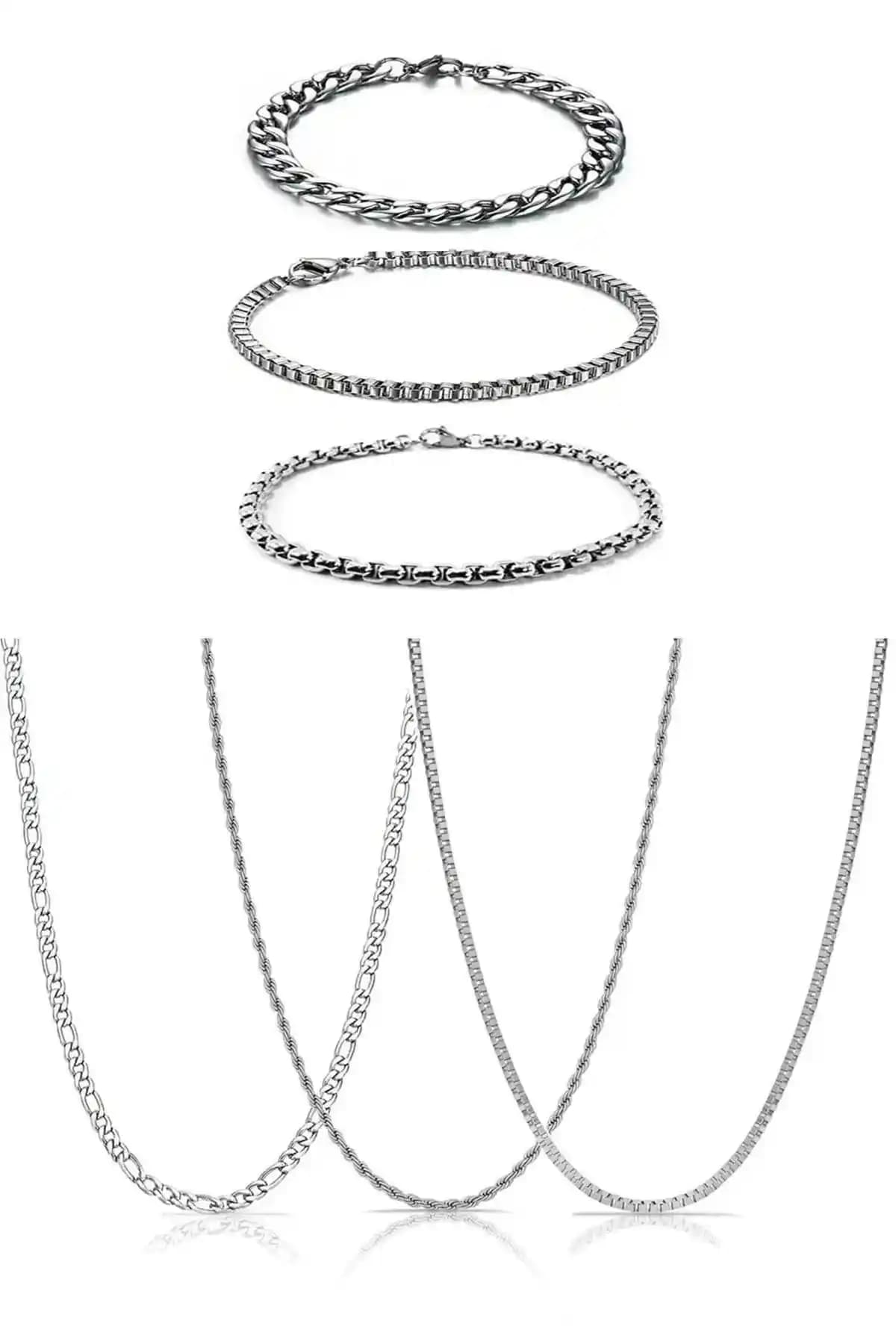 Modern ve Şık 6'lı Takı Seti: Günlük Kullanım İçin Dayanıklı Aksesuarlar