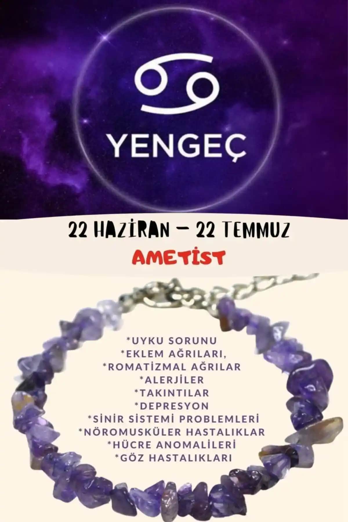 Mor ve doğal taş kullanımlı gümüş kaplama bileklik, şık ve anlam yüklü modern tasarım