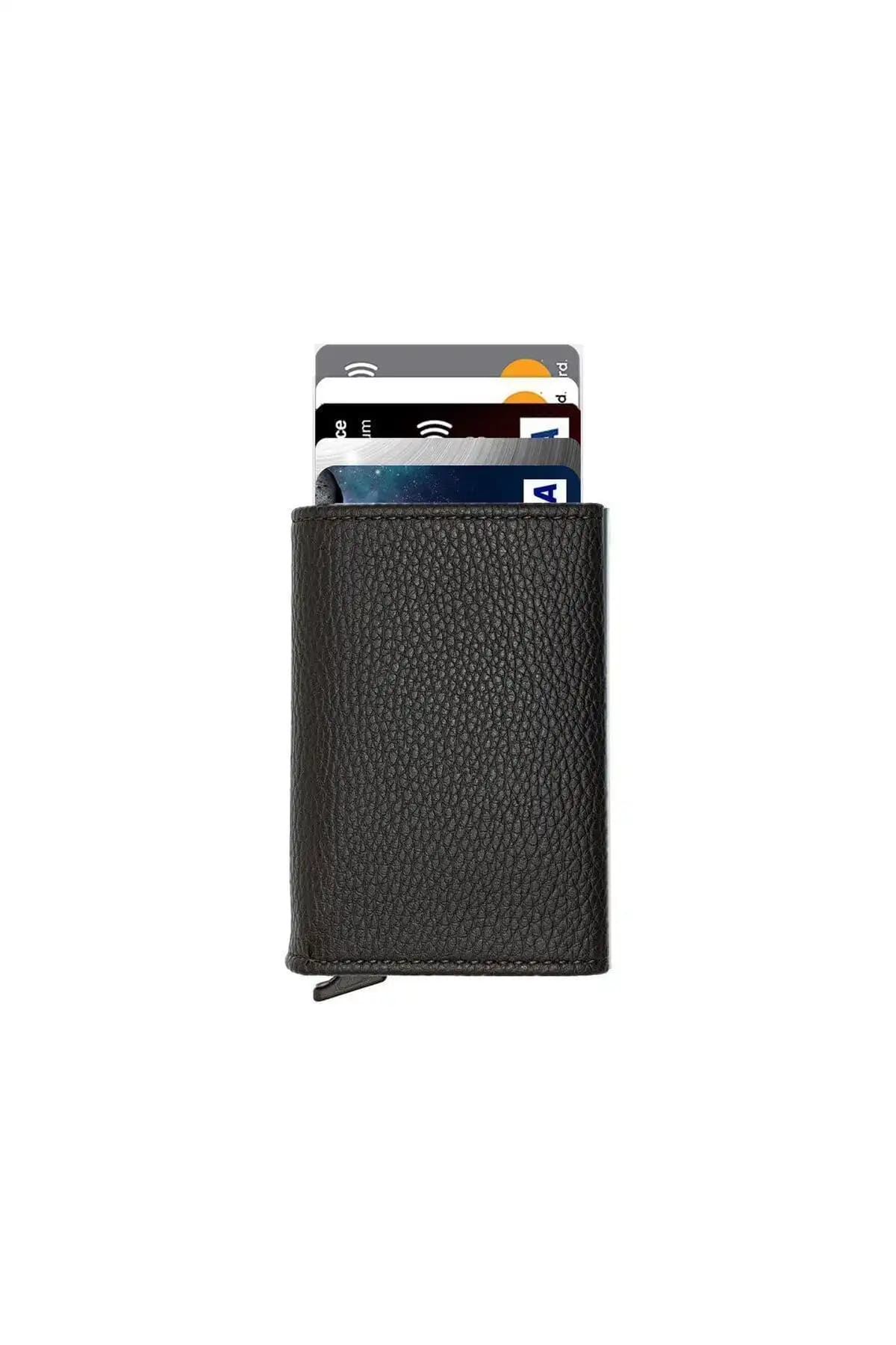 Newon Unisex Otomatik Mekanizmalı Cüzdan Şıklık ve Güvenliği Bir Arada Sunar