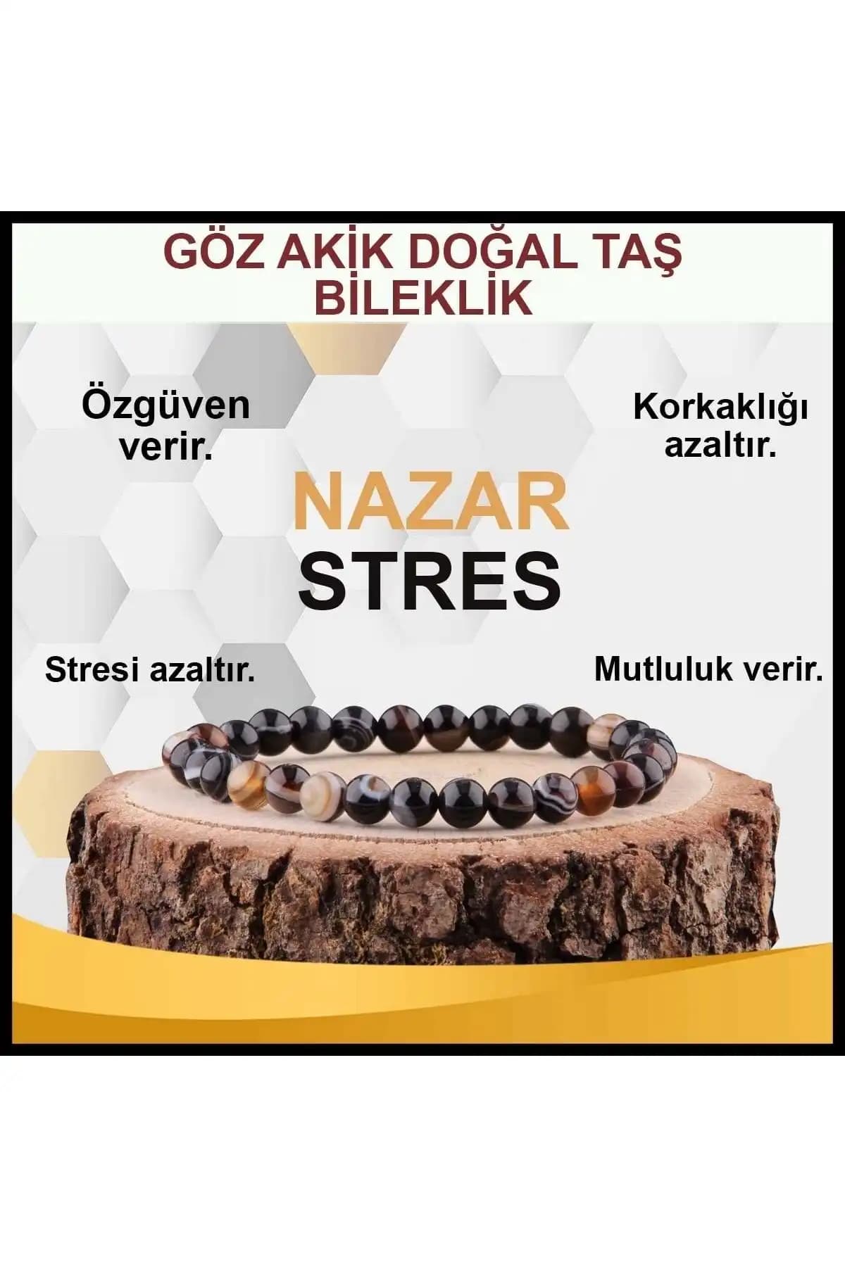 Osmanlı Doğal Taş Sertifikalı Göz Akik Bileklikleri Şıklık ve Enerji Dengeleyici Özellikleriyle