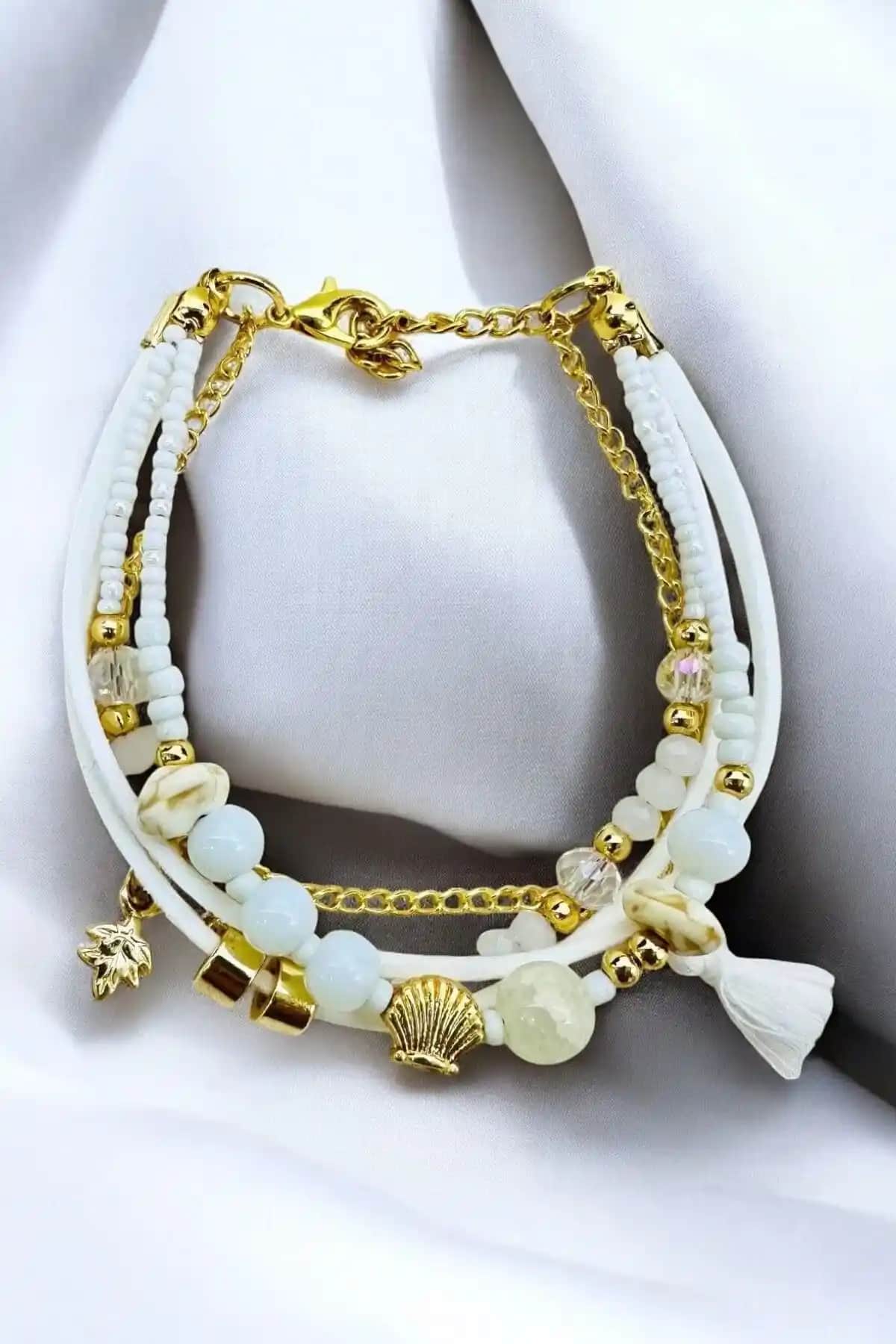 Petek Aksesuar Etnik Bohem Çoklu Bileklik: Zarif ve Şık Takı Seçeneği