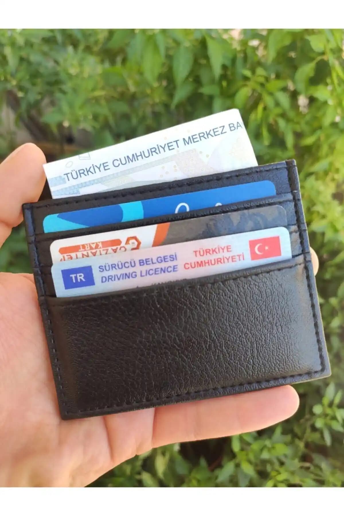 The East Polo Club Siyah Suni Deri Unisex Cüzdan Kartlık - Şıklık ve İşlevsellik Bir Arada