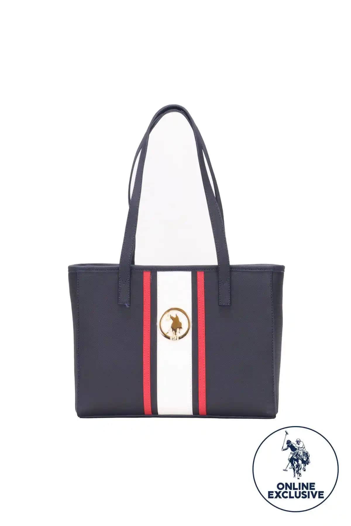 U.S. Polo Assn. Lacıvert Kadın Omuz Çantası Şık ve Dayanıklı Günlük Kullanım Aksesuarı