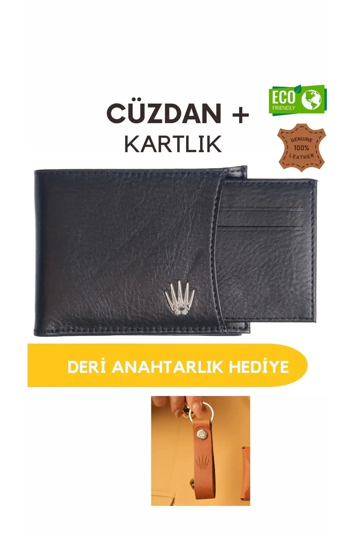 Watchofroyal Swan Siyah Hakiki Deri Cüzdan: Şıklık ve Fonksiyonellik Bir Arada