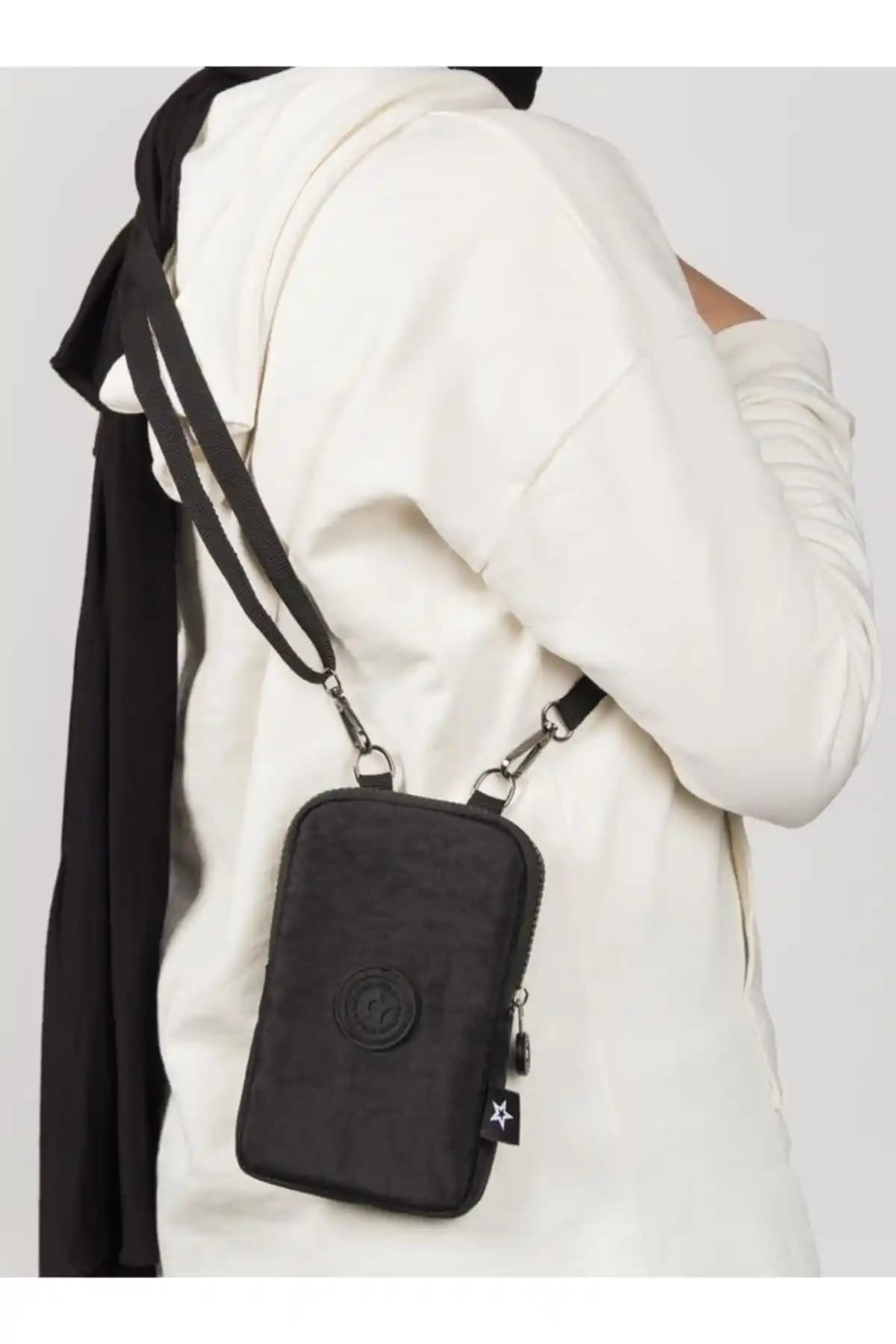 Yeni Siyah Su Geçirmez Mini Çanta Kadınlar İçin Günlük ve Okul Kullanımı İçin Uygun