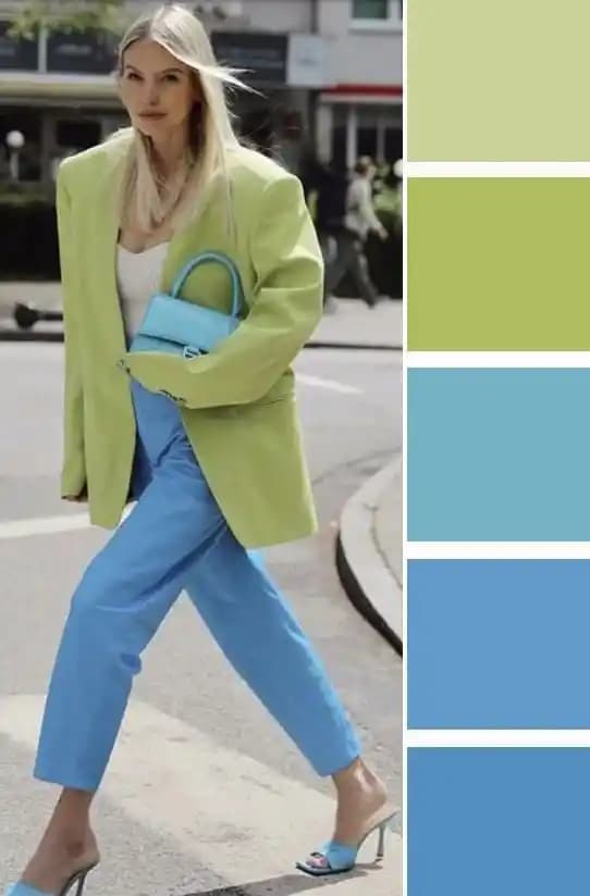 Yeşilimsi-Mavi Elbiseler İçin Uyumlu Oje Renkleri ve Kombinasyon Önerileri