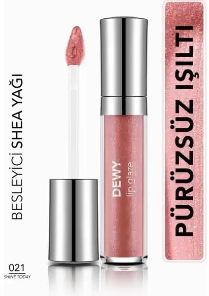 Dewy Lip Glaze: Nemlendirici Etkili Yarı Transparan Dudak Parlatıcısı İncelemesi