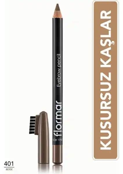 Flormar Tarayıcı ve Dağıtıcı Fırça Kapaklı Eyebrow Pencil 401 Açık Kahve İncelemesi