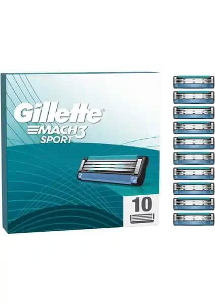 Gillette Mach3 Sport Yedek Tıraş Bıçağı ile Konforlu ve Etkili Tıraş Deneyimi