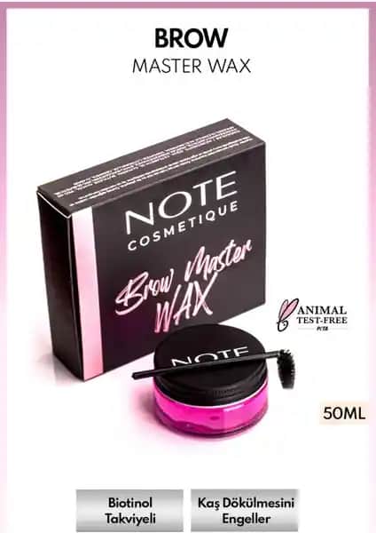 Note Brow Master: Doğal Görünüm Sağlayan Kaş Sabitleyici ve Şekillendirici Ürün