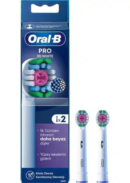 Oral-B Şarjlı Diş Fırçası Yedek Başlığı 3D White X-Filament Hakkında Bilgiler