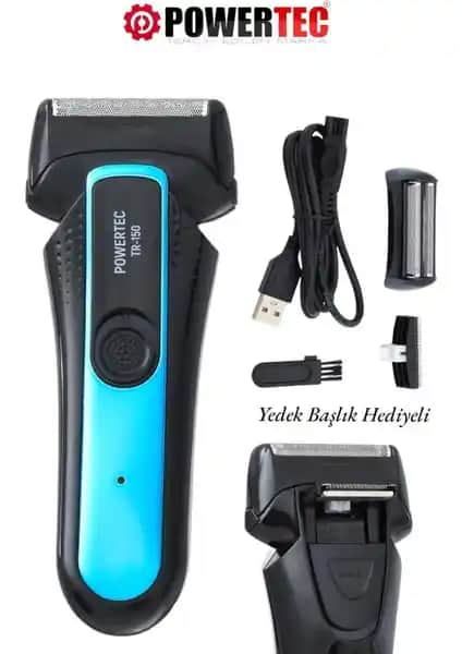 Powertec TR-150: Profesyonel Ergonomik Şarjlı Sakal Tıraş Makinesi İncelemesi