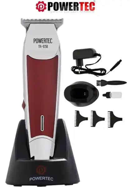 Powertec TR-658: Yüksek Performanslı Profesyonel Sakal ve Ense Tıraş Makinesi
