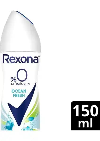 Rexona Ocean Fresh Kadın Sprey Deodorant: Alüminyum İçermeyen Ferah Koruma