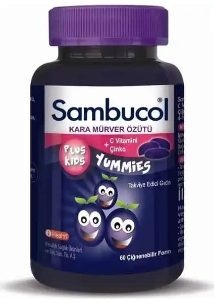 Sambucol Plus Kids Yummies: Çocuklar İçin Bağışıklığı Destekleyen Gıda Takviyesi