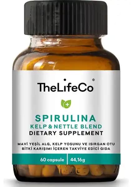 TheLifeCo Spirulina, Kelp ve Nettle: Doğal Takviye ile Enerjinizi Artırın