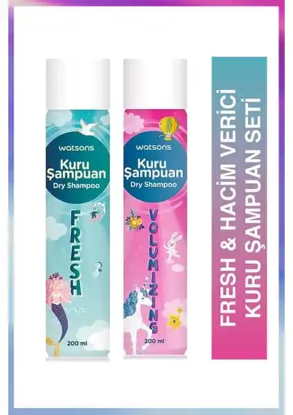 Watsons Hacim Verici Kuru Şampuan ve Fresh Kuru Şampuan Seti Tanıtımı ve Yorumları