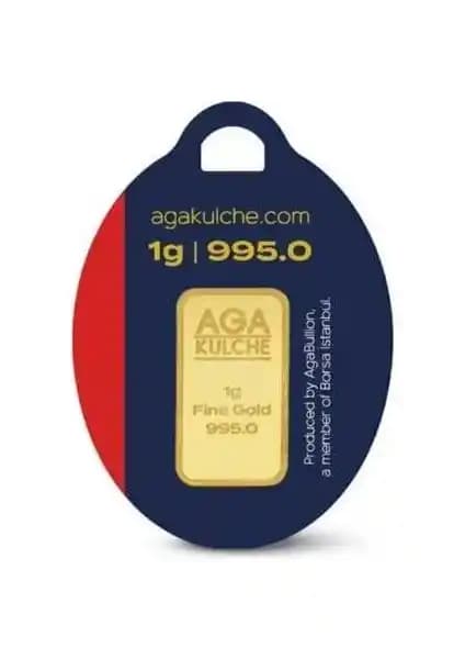 AgaKulche 1 Gram 995 Saf Altın Külçe Yatırım ve Koleksiyon İçin Güvenilir Seçenek