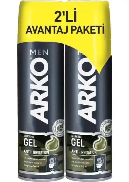 Arko Men Anti-Irritation Tıraş Jeli: Erkekler İçin Konforlu ve Hassas Ciltlere Uygun