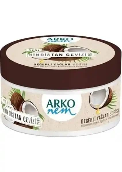 Arko Nem Değerli Yağlar Hindistan Cevizi Yağlı Krem: Doğal ve Yoğun Nemlendirme İçin Uygun Çözüm
