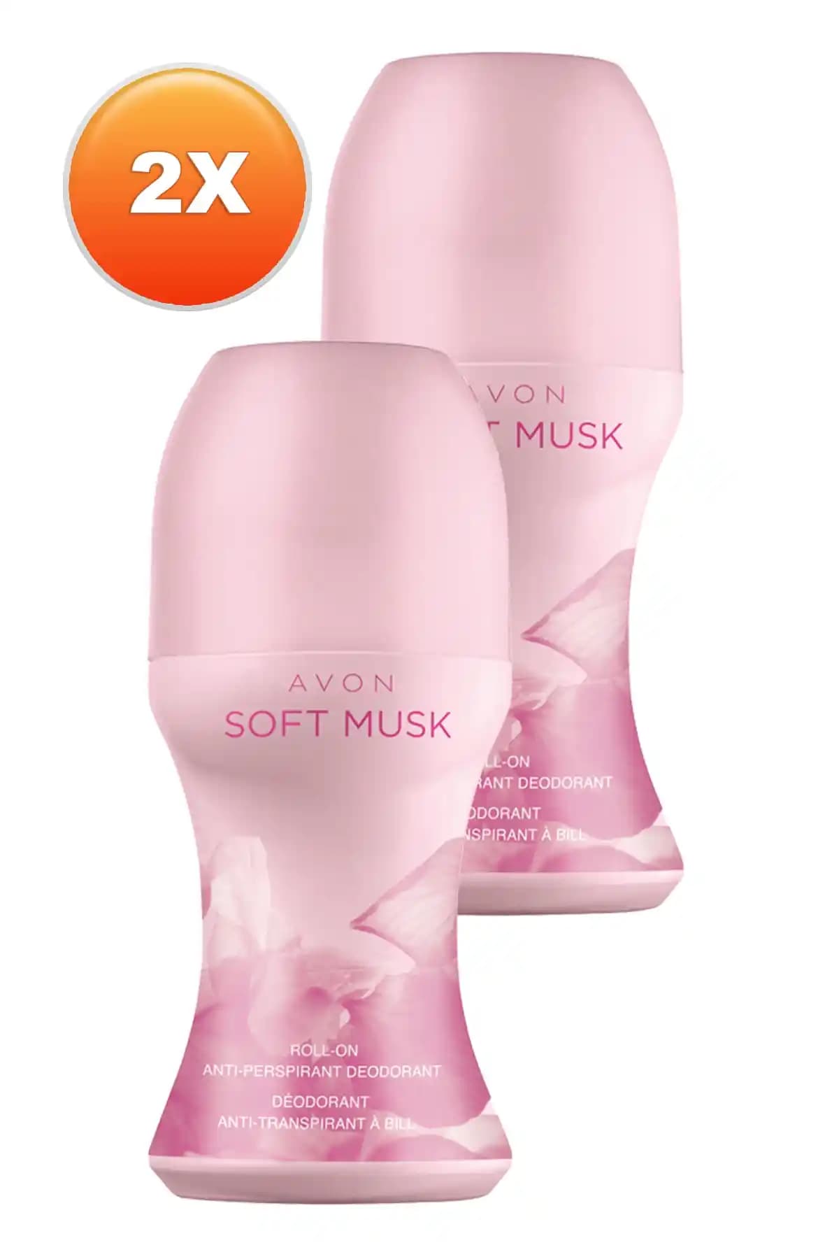 Avon Soft Musk Kadın Roll-on 50 ml İkili Set: Hafif ve Kalıcı Günlük Parfüm Seçeneği