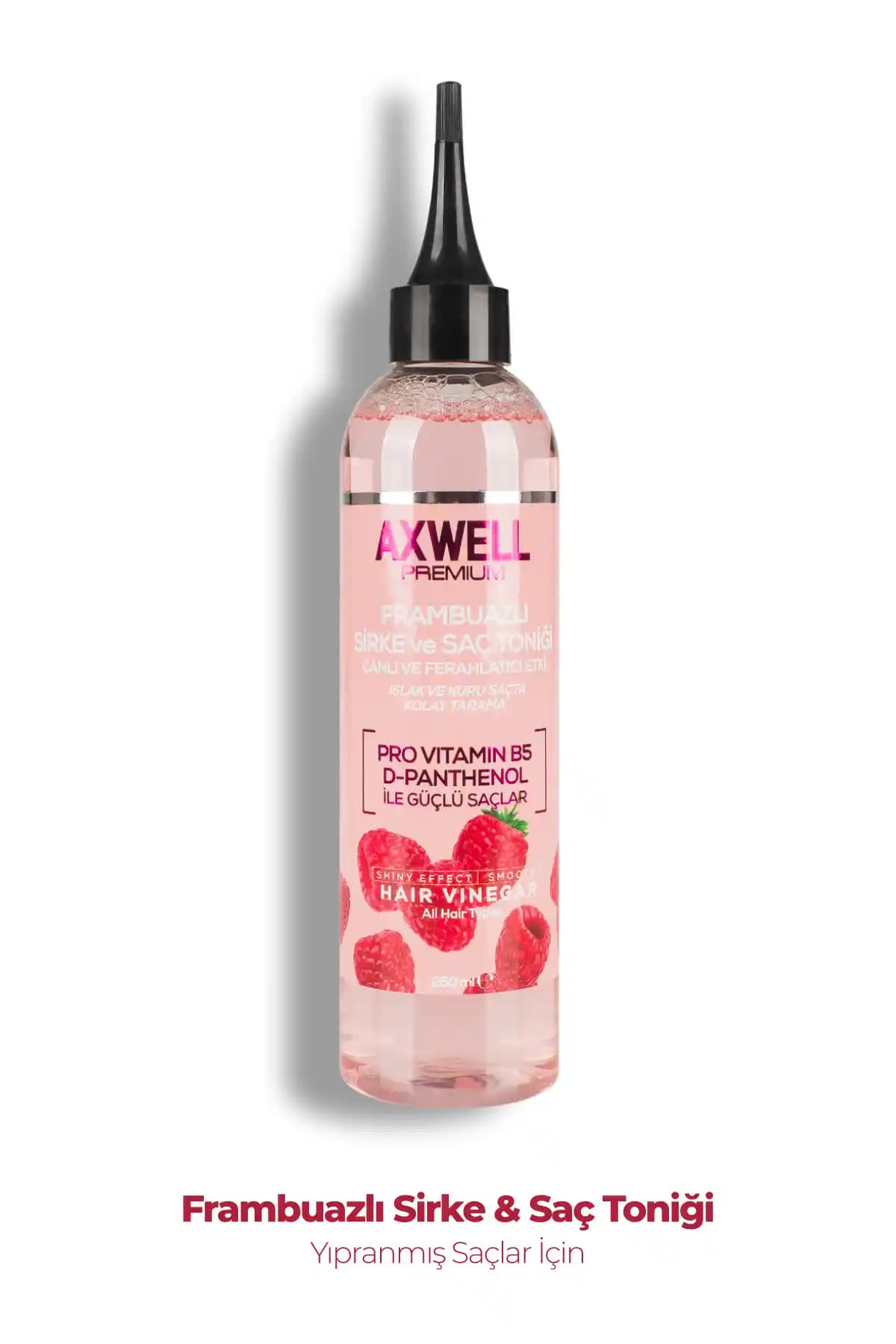 AXWELL PREMIUM Frambuazlı Sirke ve Saç Toniği ile Saçlarınızda Doğal Parlaklık ve Yumuşaklık