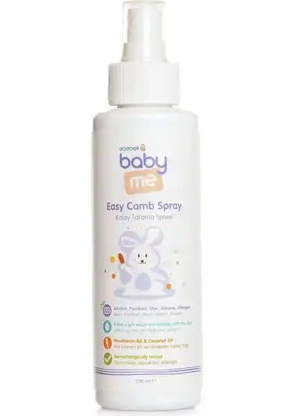 Baby Me Kolay Tarama Spreyi: Bebeklerin Saç Bakımında Güvenli ve Pratik Çözüm