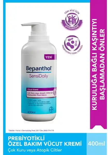 Bayer Bepanthol SensiDaily Vücut Kremi: Hassas ve Kuru Ciltler İçin Güçlü Bir Bakım Çözümü