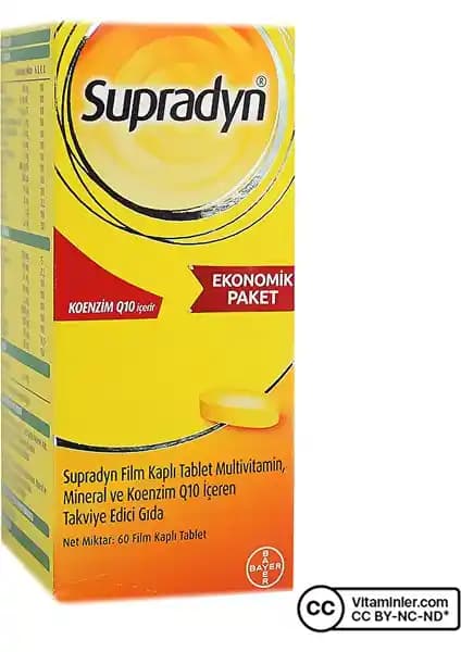 Bayer Supradyn All Day 60 Tablet Günlük Enerji ve Sağlık Desteği Ürünü Tanıtımı