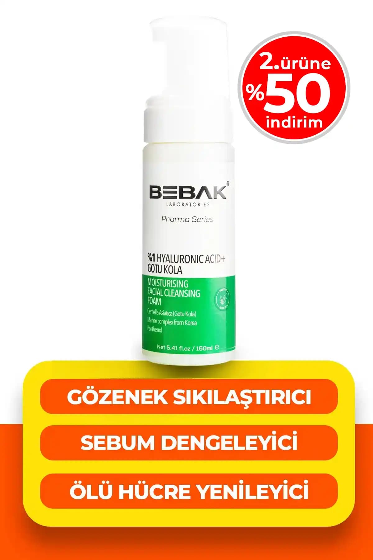 Bebak Pharma Cilt ve Makyaj Temizleyici: Hassas ve Etkili Yüz Temizleme Çözümü