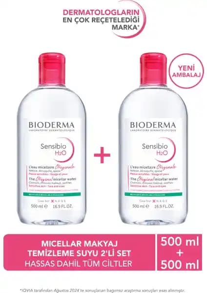 Bioderma Sensibio H2O Micellar Water Hassas Ciltler İçin Etkili Temizlik Çözümü