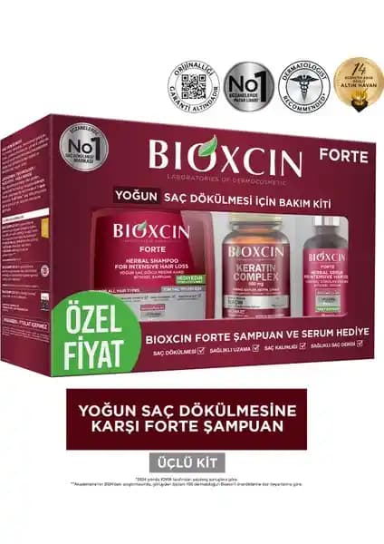 Bioxcin Forte Yoğun Bakım Şampuanı: Saç Dökülmesine Karşı Doğal ve Güçlendirici Çözüm
