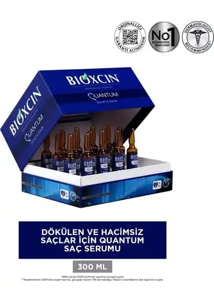 Bioxcin Quantum Saç Bakım Serumu: Saç Dökülmesine Karşı Güçlendirici ve Sağlıklı Saçlar İçin Etkili Çözüm
