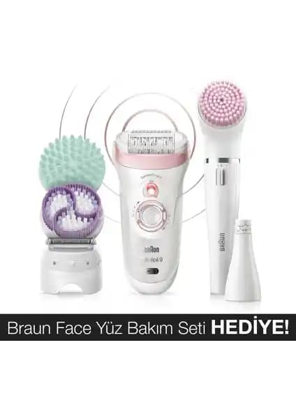 Braun Silk-épil 9 9995 Güzellik Seti ile Etkili ve Konforlu Epilasyon Deneyimi