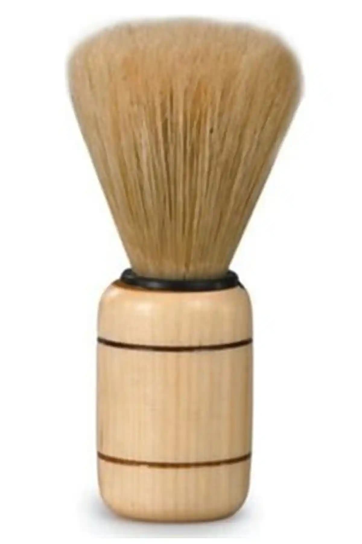 Chermik Omega Gerçek Kıl Sakal Fırçası: Ahşap Saplı Dayanıklı ve Estetik Tasarım