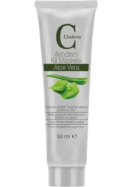 Claderm Aloe Vera Krem Kil Yüz Maskesi: Doğal Temizlik ve Ferahlık Sağlayan Cilt Bakım Ürünü