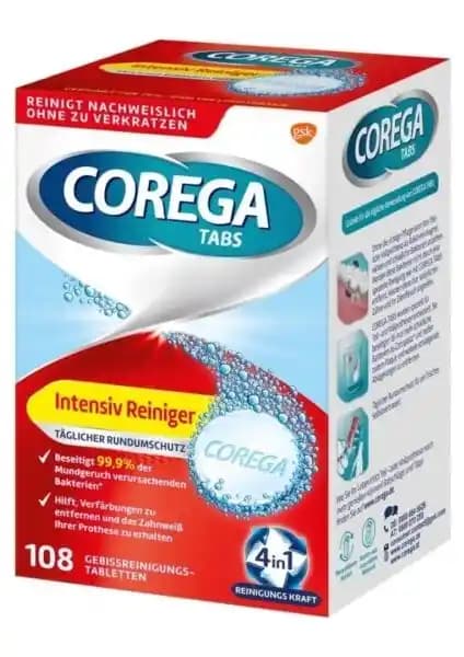 Corega Diş Protez Temizleme Tableti: Güçlü ve Güvenli Protez Temizliği Çözümü