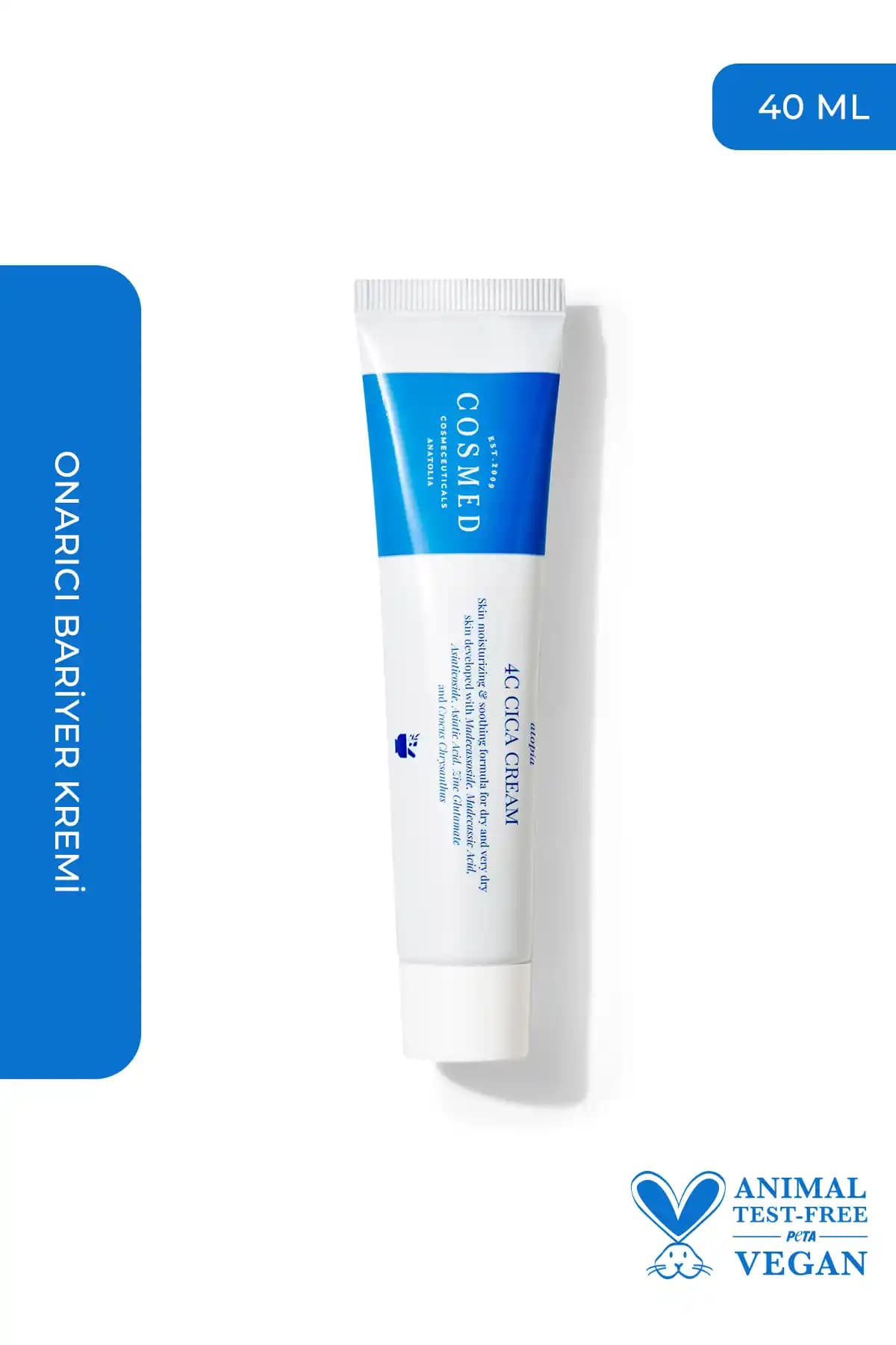 COSMED Atopia 4C Cica Centella Krem: Hassas ve Kuru Ciltler İçin Güvenilir Bakım Ürünü