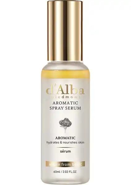 d'Alba Aromatik Spray Serum: Nemlendirici ve Ferahlatıcı Kore Menşeli Cilt Bakım Ürünü